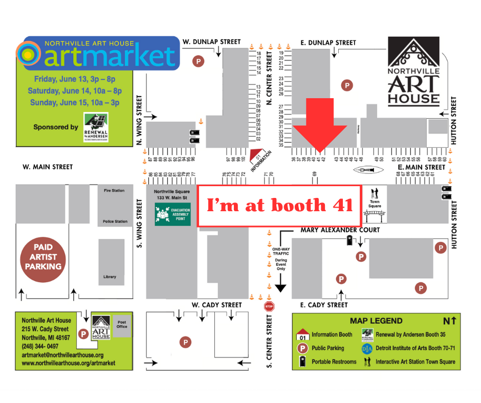 I'm Headed to the Northville Art Market This Weekend!
