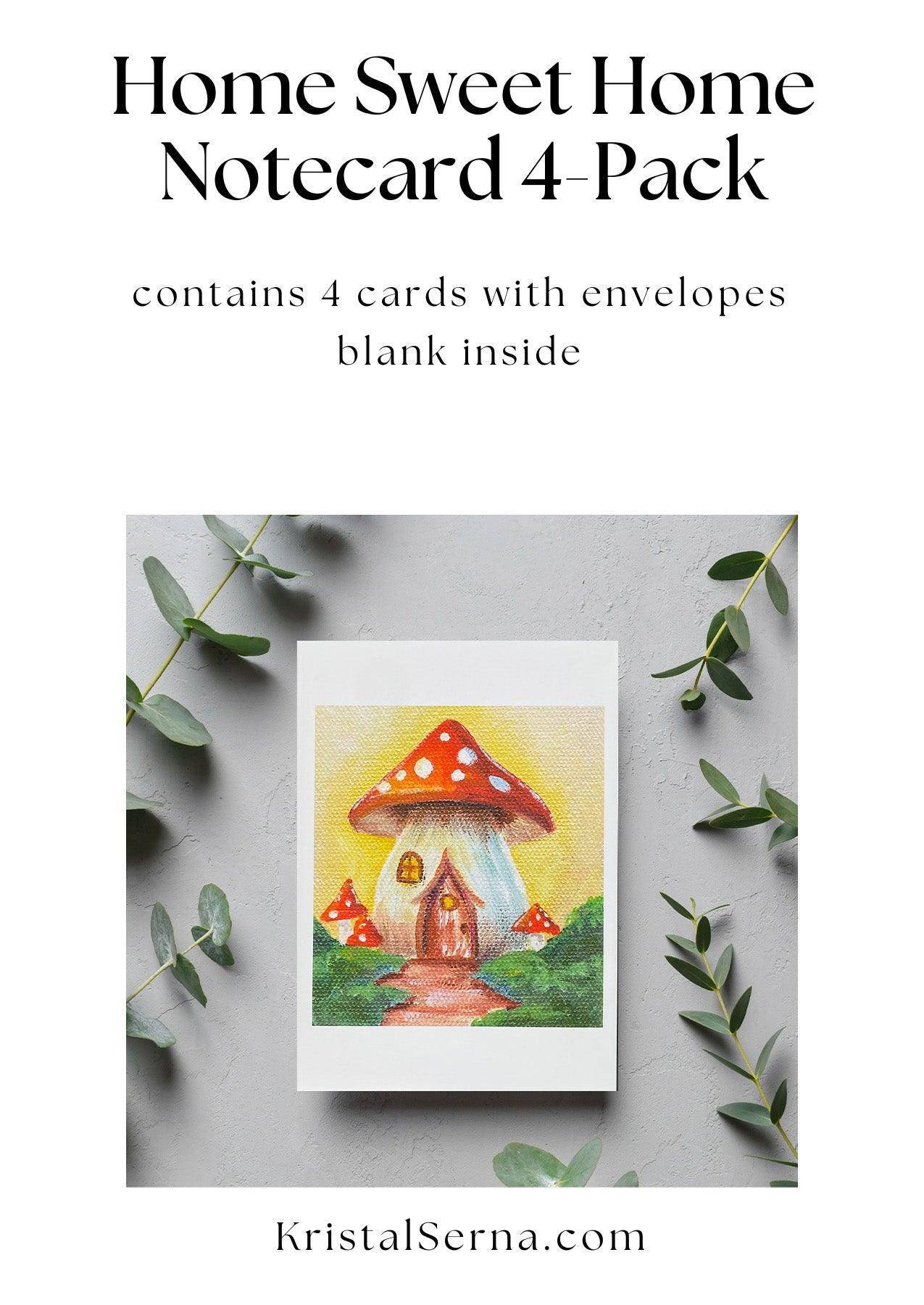 Home Sweet Home Blank Card - Kristal Serna, Fine Artist