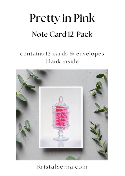 Pretty in Pink Blank Card