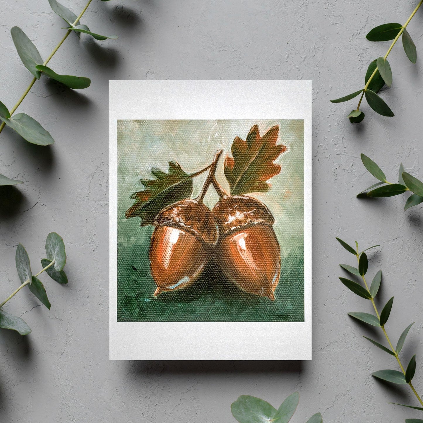 Tiny Treasures Blank Card - Kristal Serna, Fine Artist