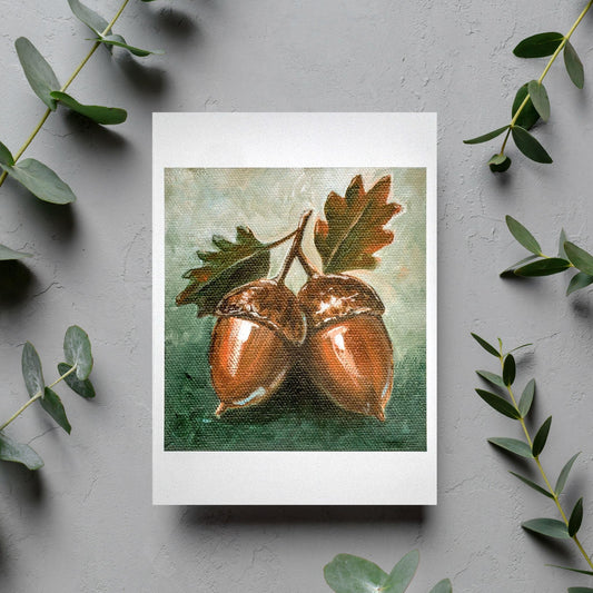 Tiny Treasures Blank Card - Kristal Serna, Fine Artist