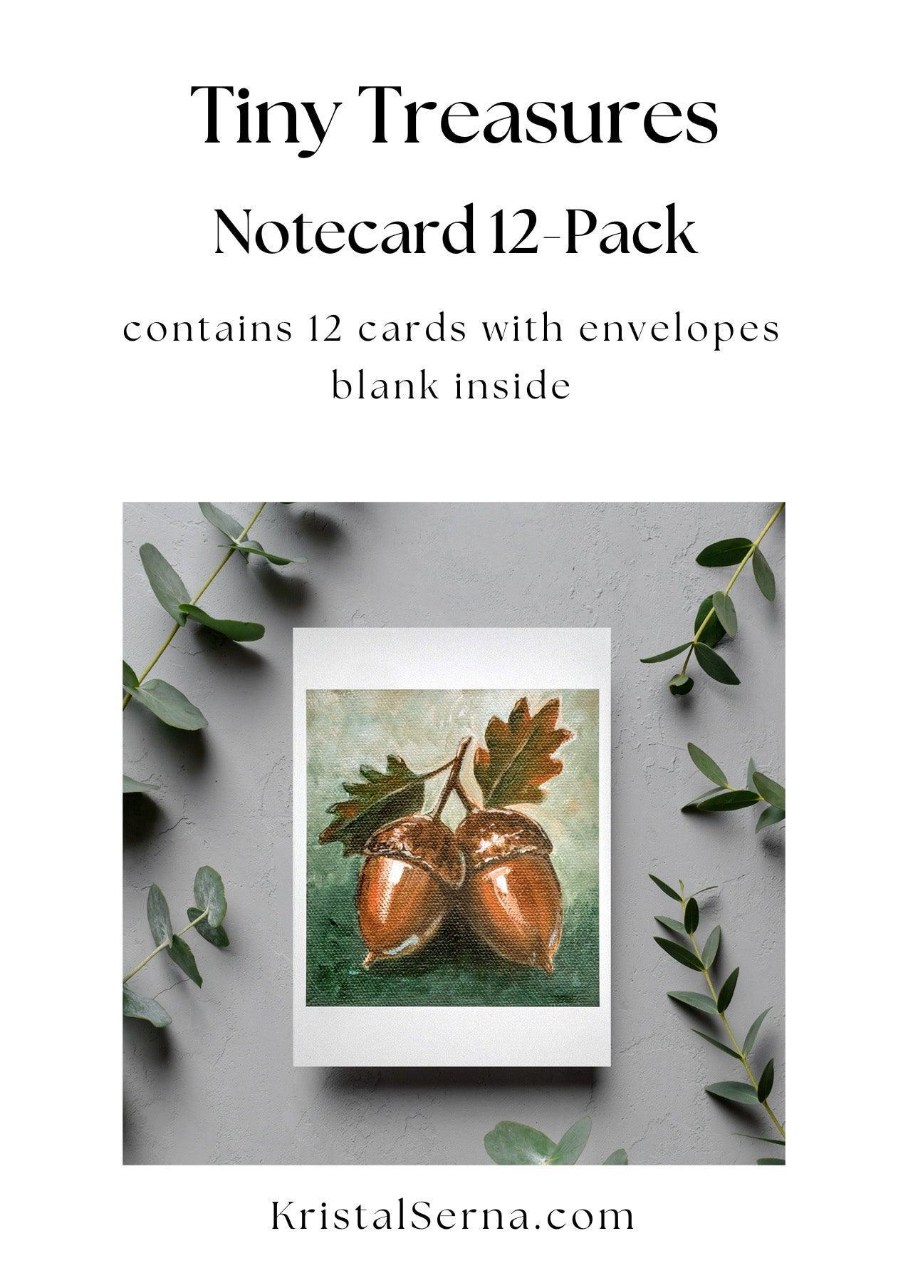 Tiny Treasures Blank Card - Kristal Serna, Fine Artist