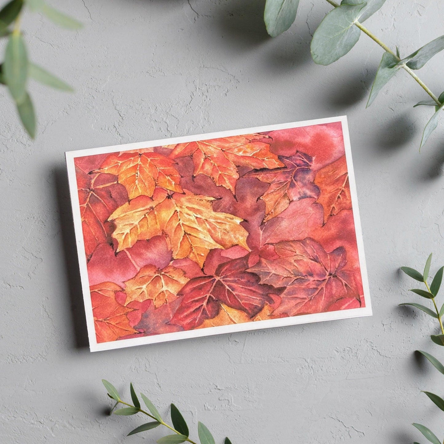 Fall Foliage Blank Card - Kristal Serna, Fine Artist