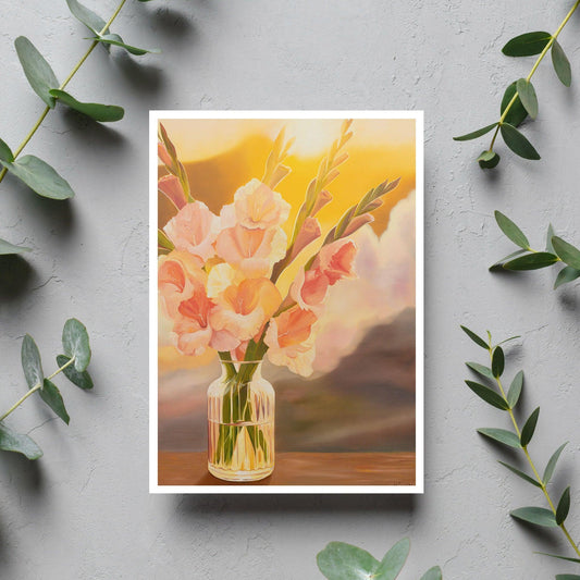 Luminous Glow Blank Card - Kristal Serna, Fine Artist