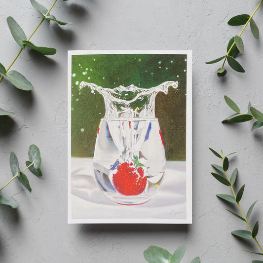 Making a Splash Blank Card - Kristal Serna, Fine Artist