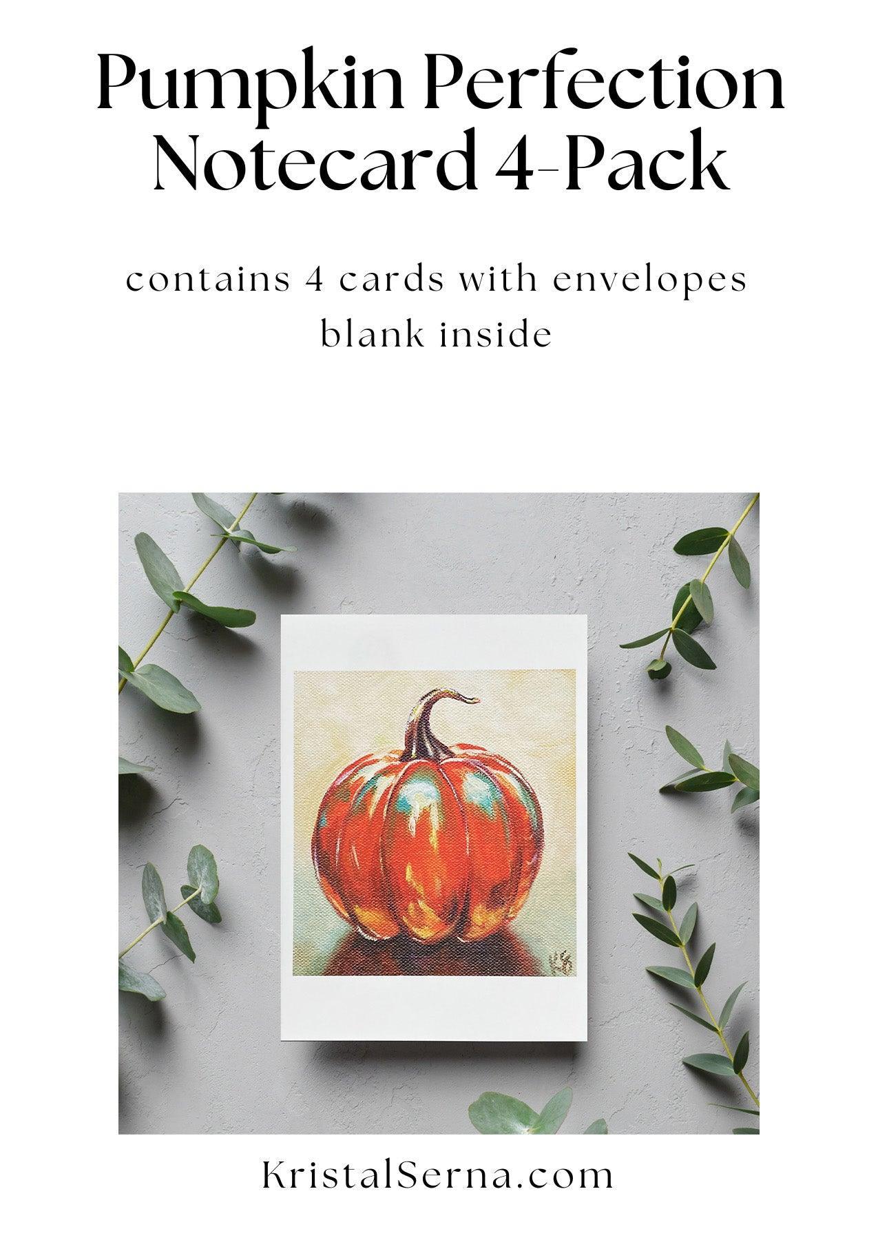 Pumpkin Perfection Blank Card - Kristal Serna, Fine Artist