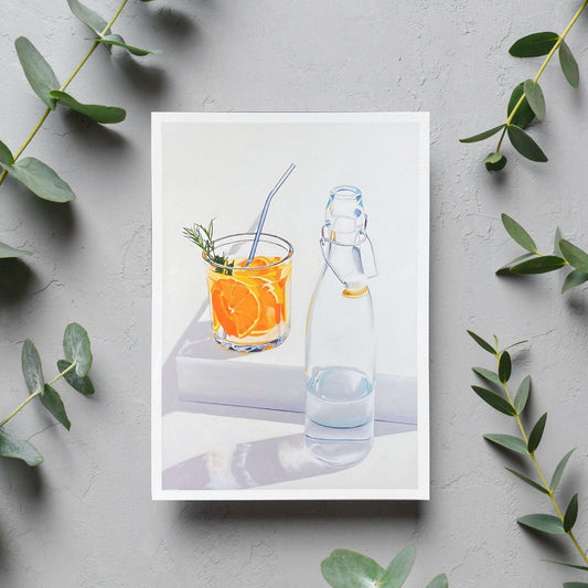 Slices of Sunshine Blank Card - Kristal Serna, Fine Artist