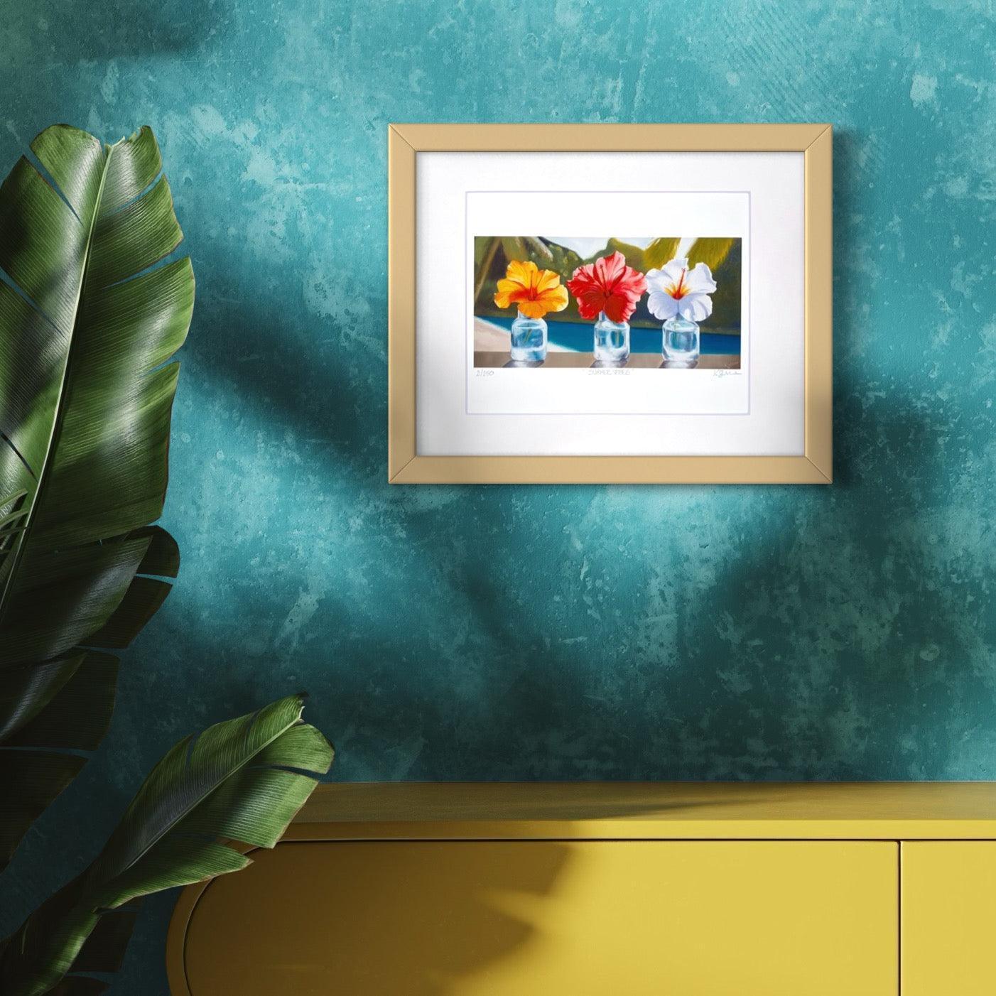 Summer Vibes Limited Edition Print - Kristal Serna, Fine Artist