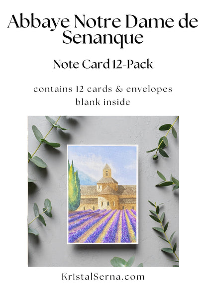 Abbaye Notre Dame Blank Card