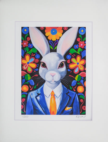 Archie the Rabbit Limited Edition Print