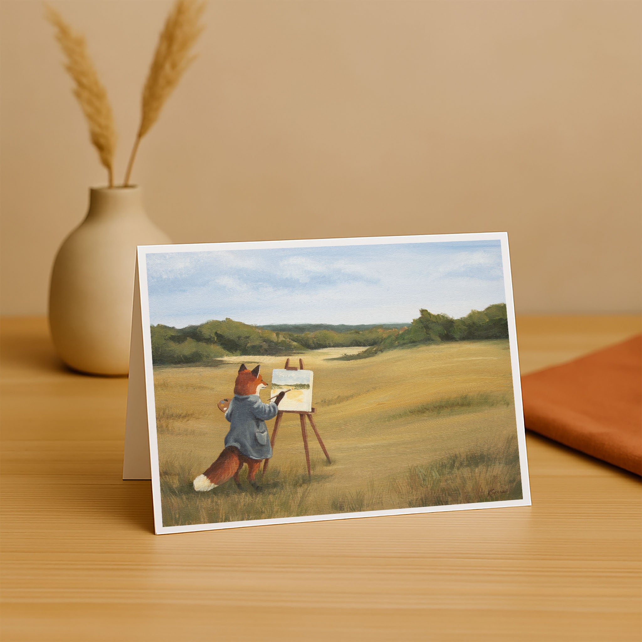 August Afternoon Blank Card