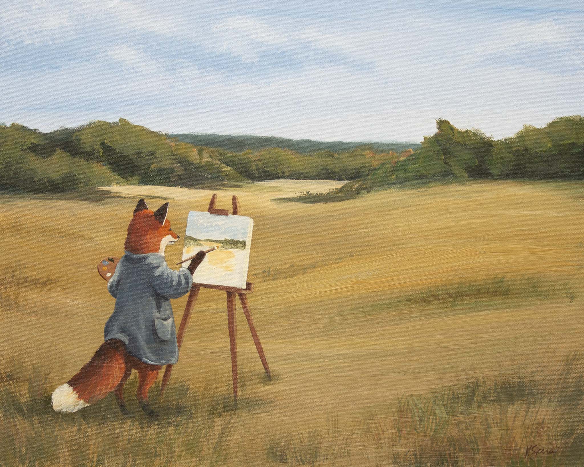 August Afternoon Painting