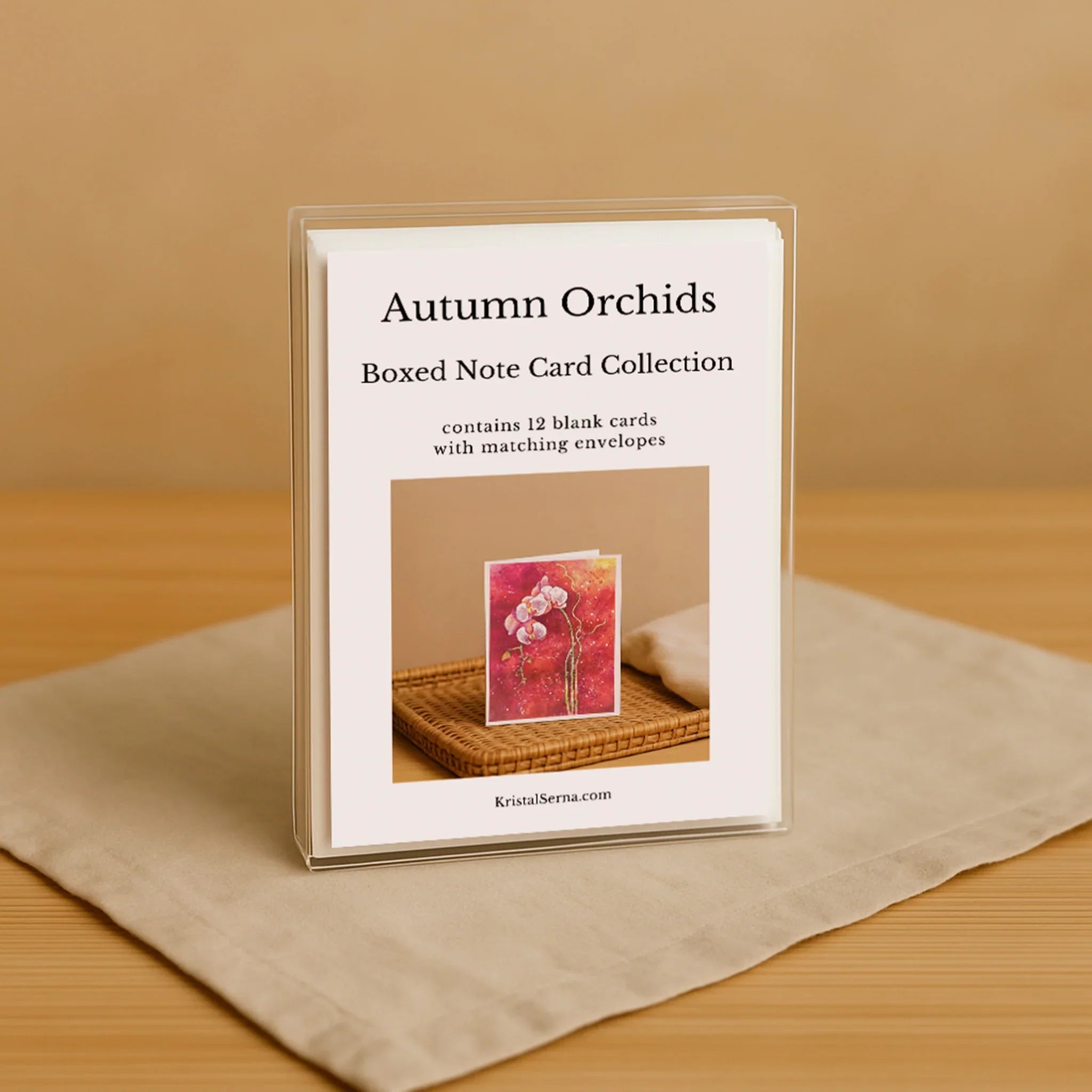 Autumn Orchids Card