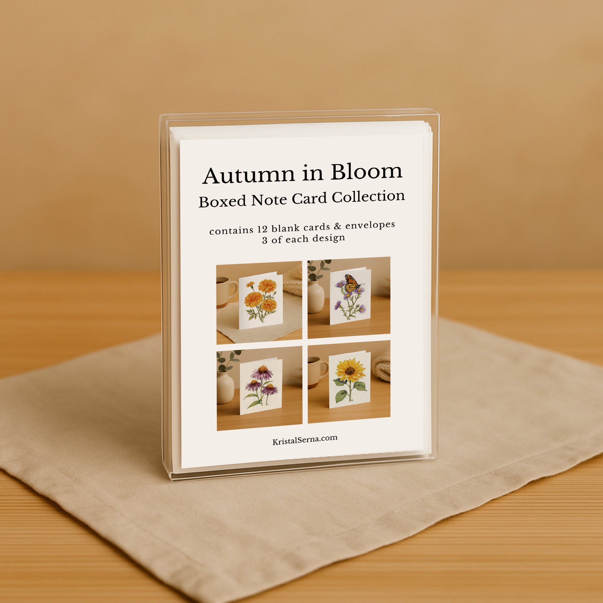 Autumn in Bloom Boxed Card Set