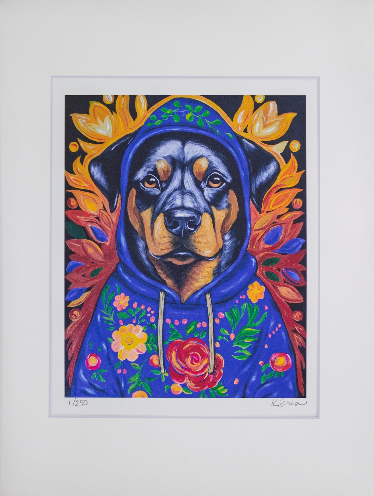 Buster the Rottweiler Limited Edition Print