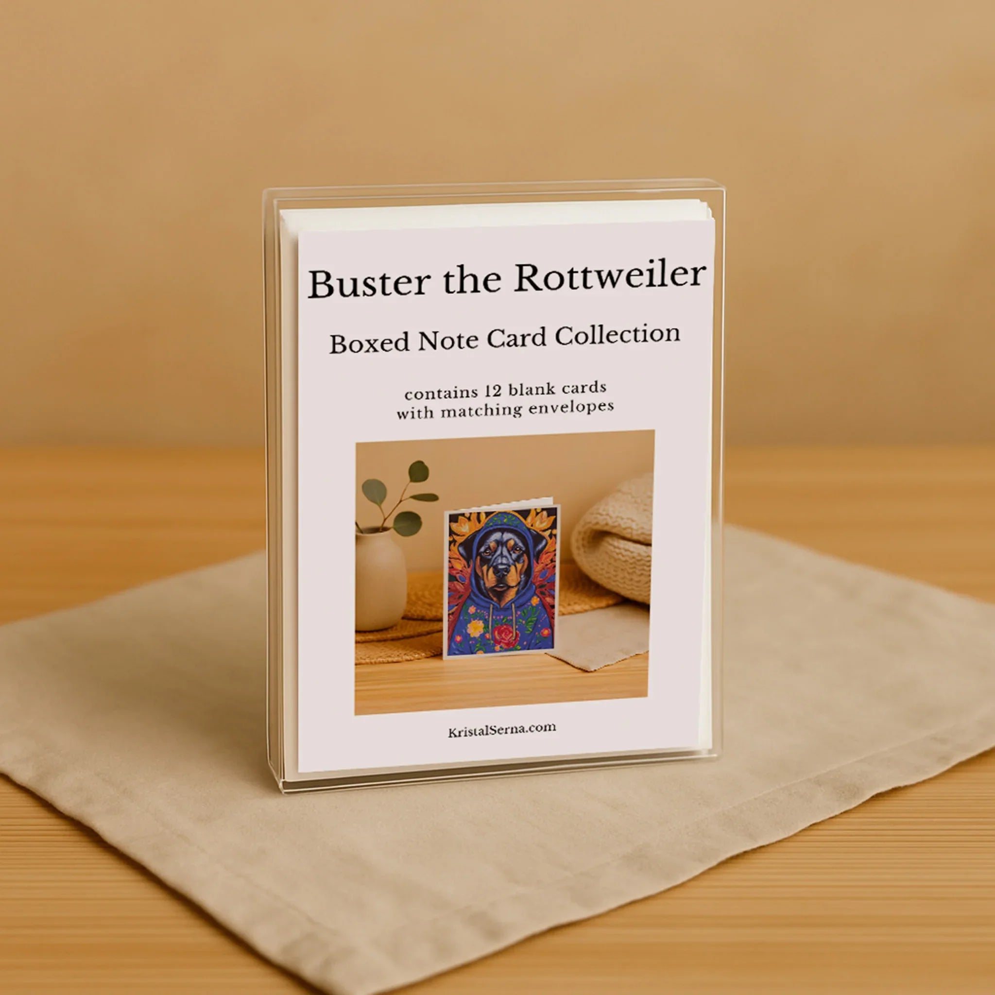 Buster the Rottweiler Card