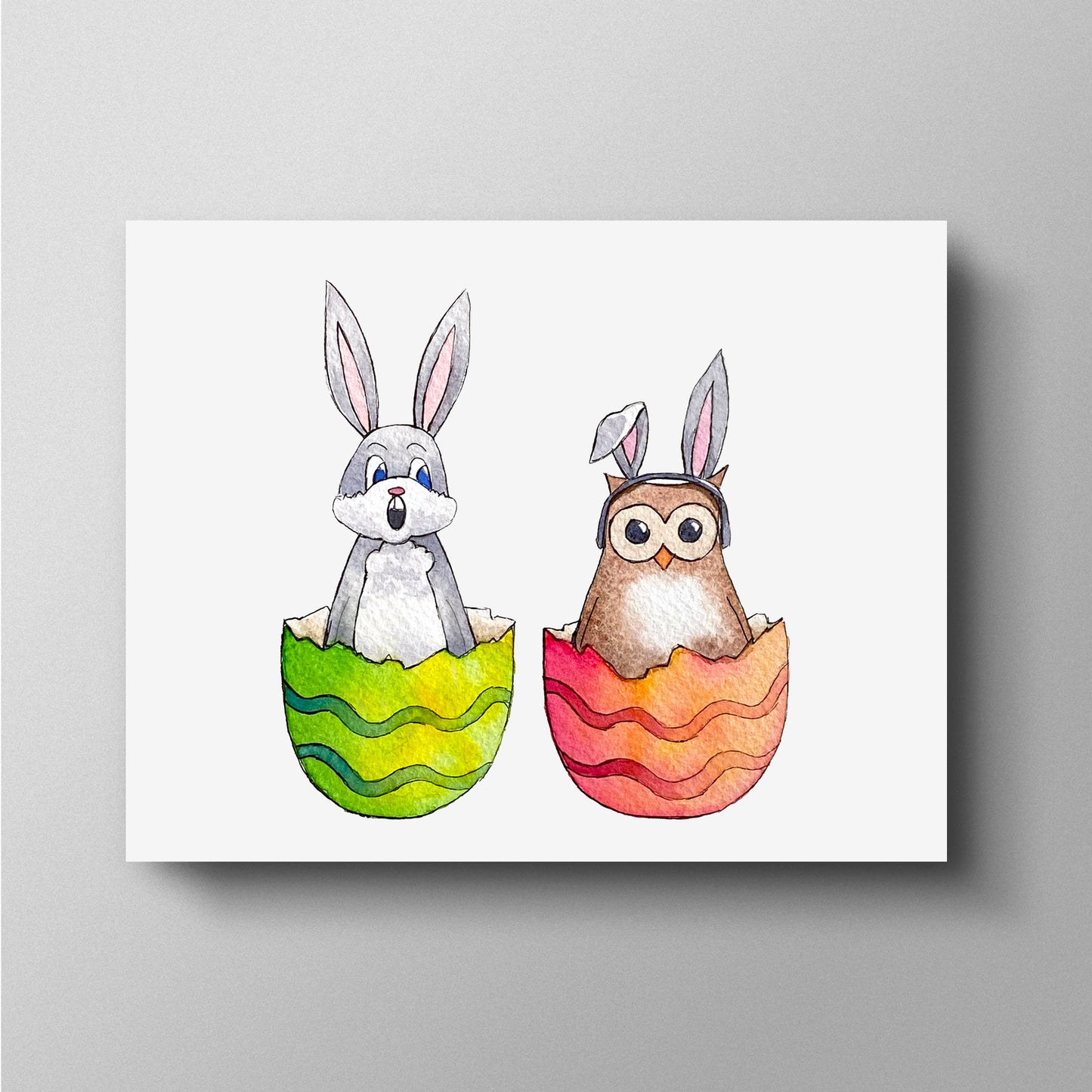 Easter Surprise Blank Greeting Card