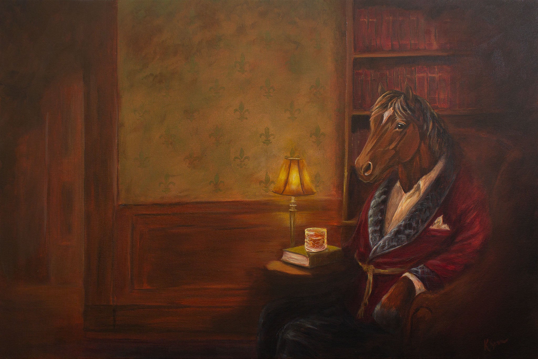 Everett's Nightcap Art Print