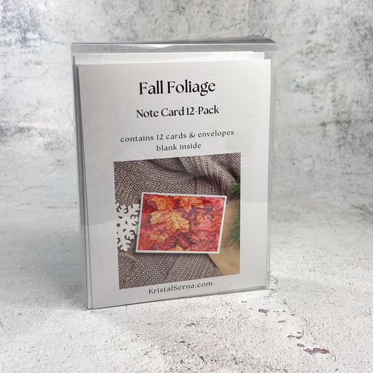 Fall Foliage Blank Greeting Card