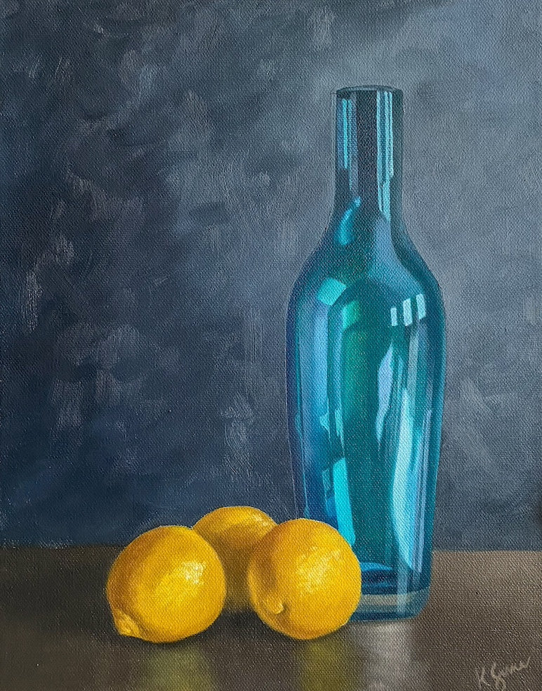 When Life Gives You Lemons 11x14" Original Oil Painting