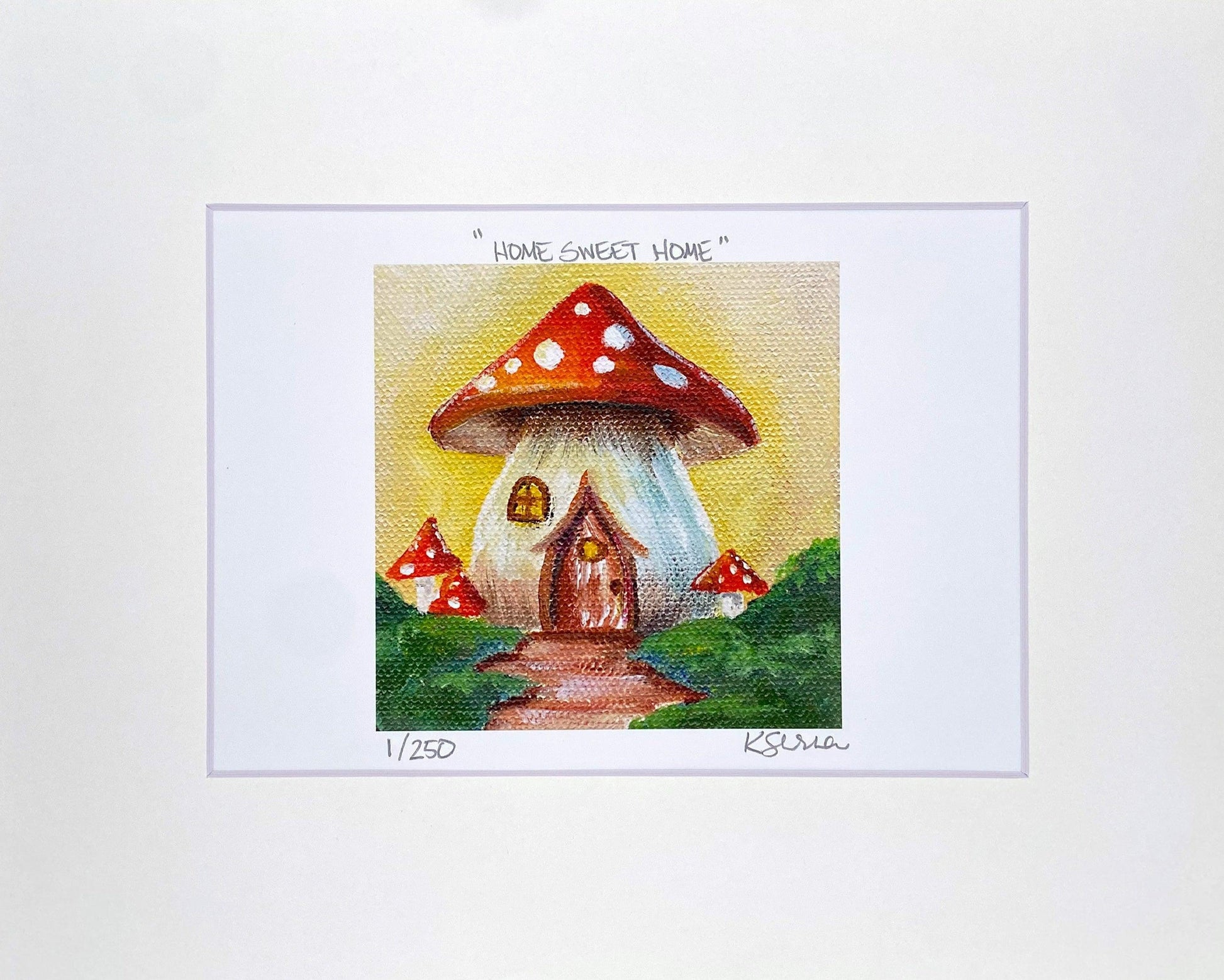 Home Sweet Home Limited Edition Print - Kristal Serna, Fine Artist