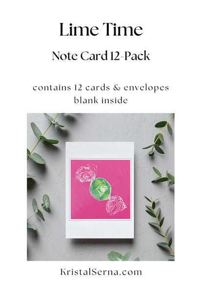 Lime Time Blank Card