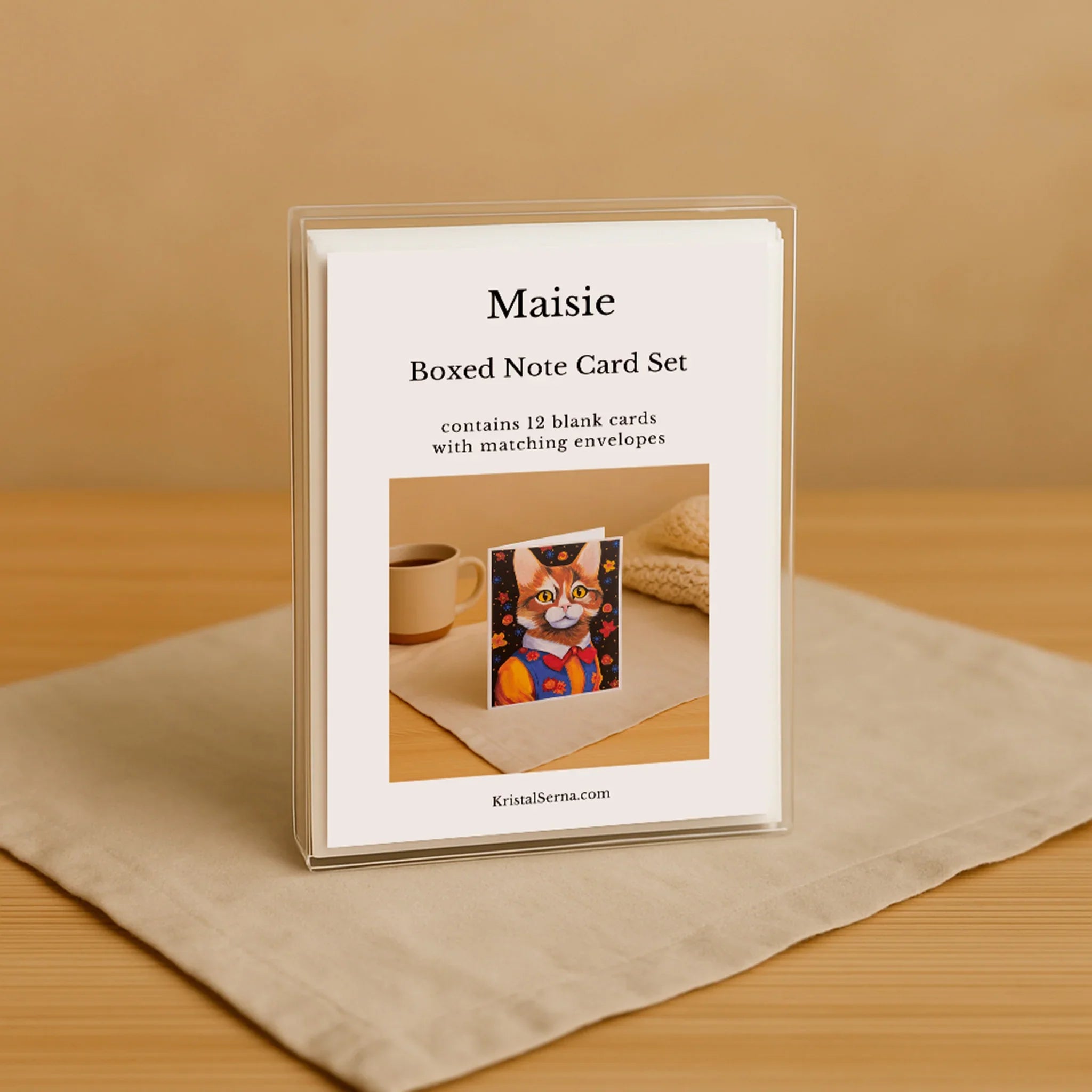 Maisie the Cat Card