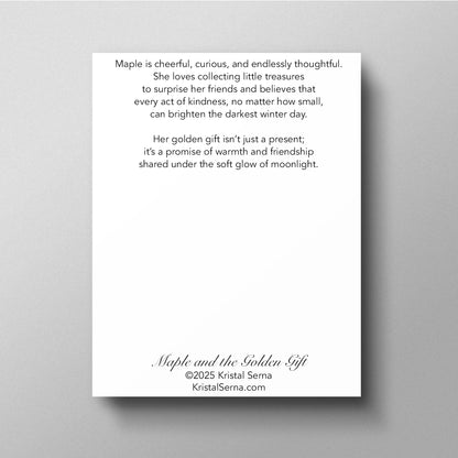 White card with black text on a gray background