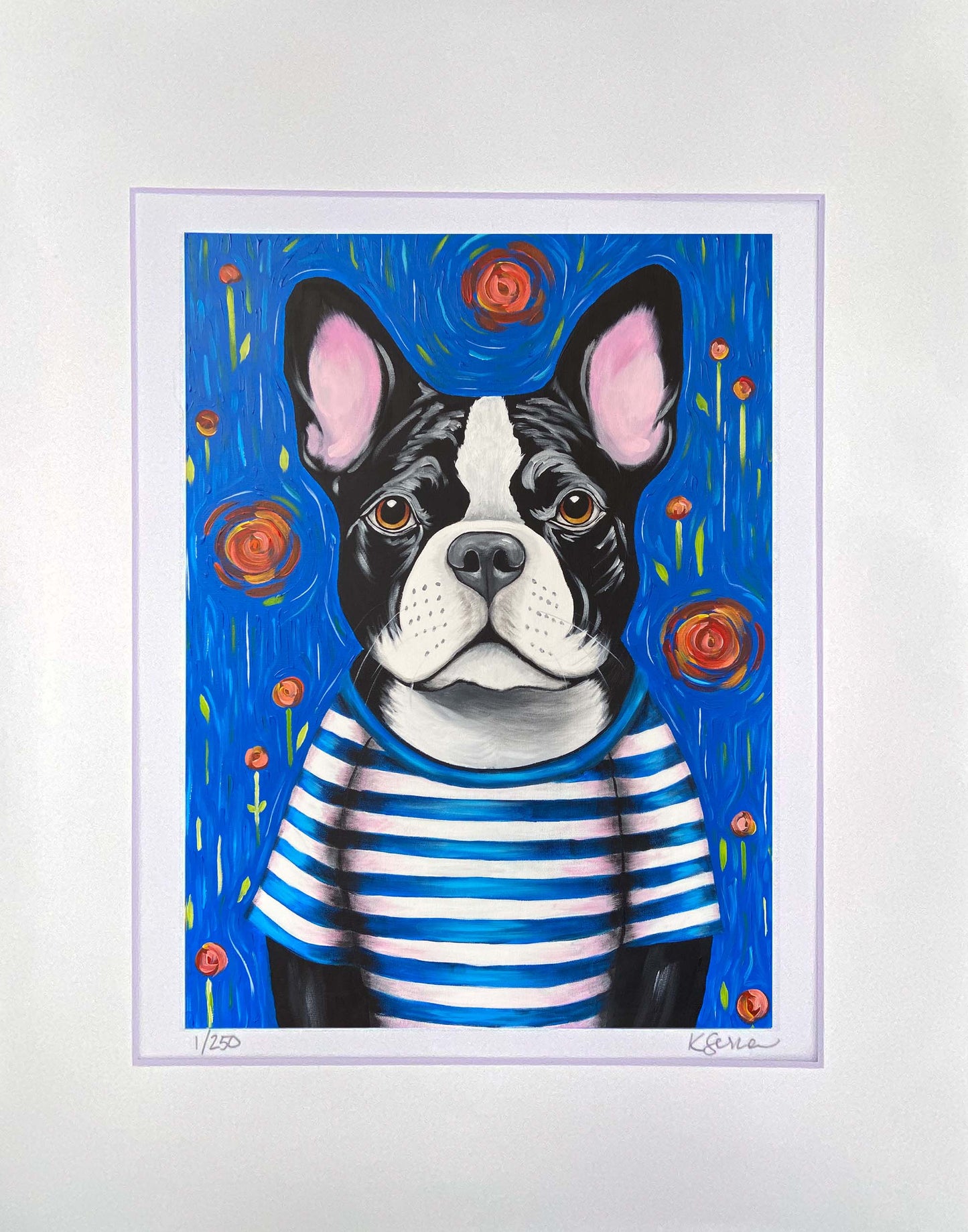 Pierre the French Bulldog Limited Edition Print