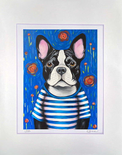 Pierre the French Bulldog Limited Edition Print