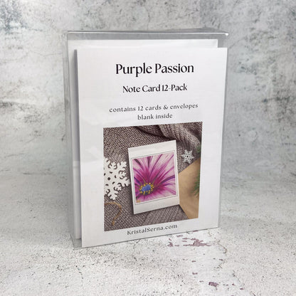 Purple Passion Blank Card