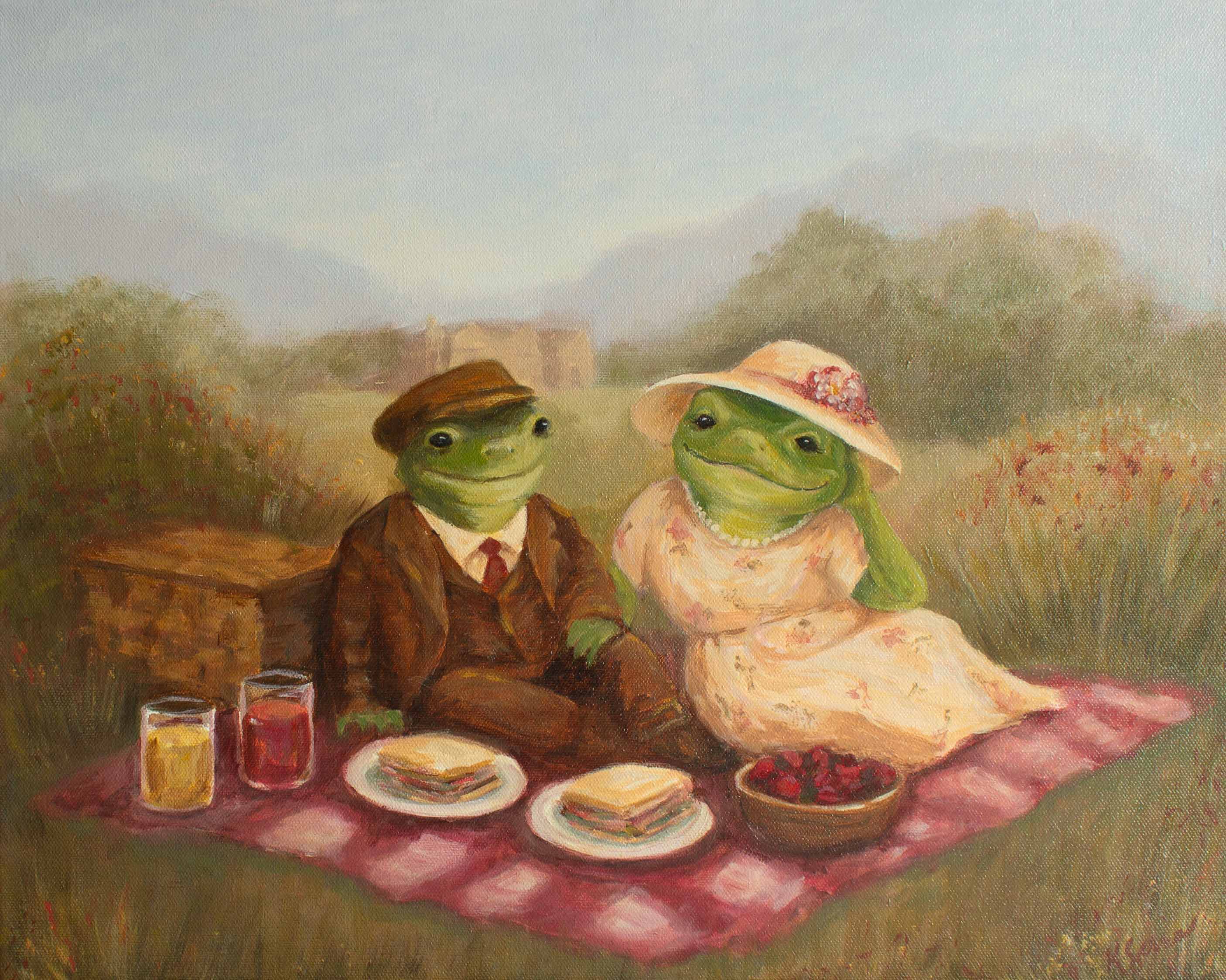 Summer Picnic Painting