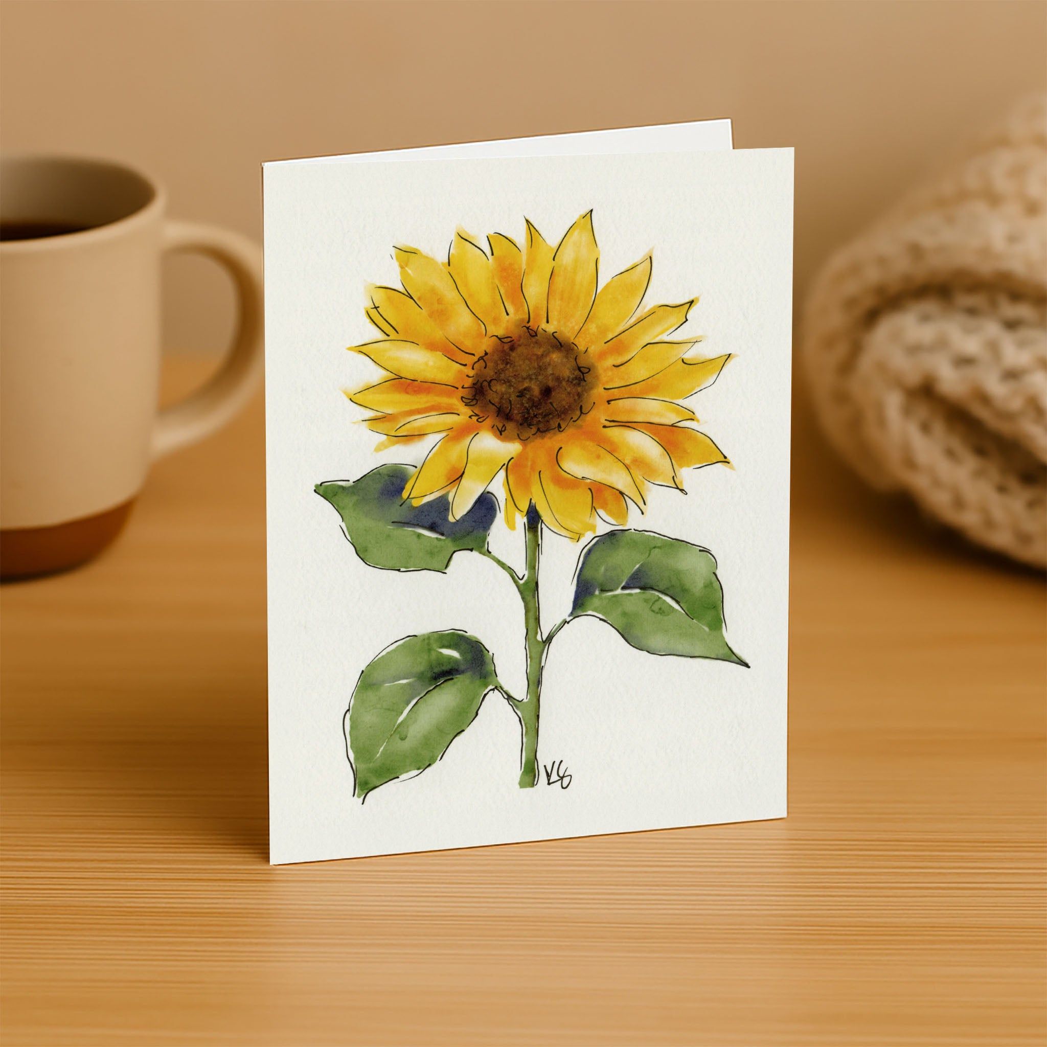 Sunshine in Every Petal Blank Card