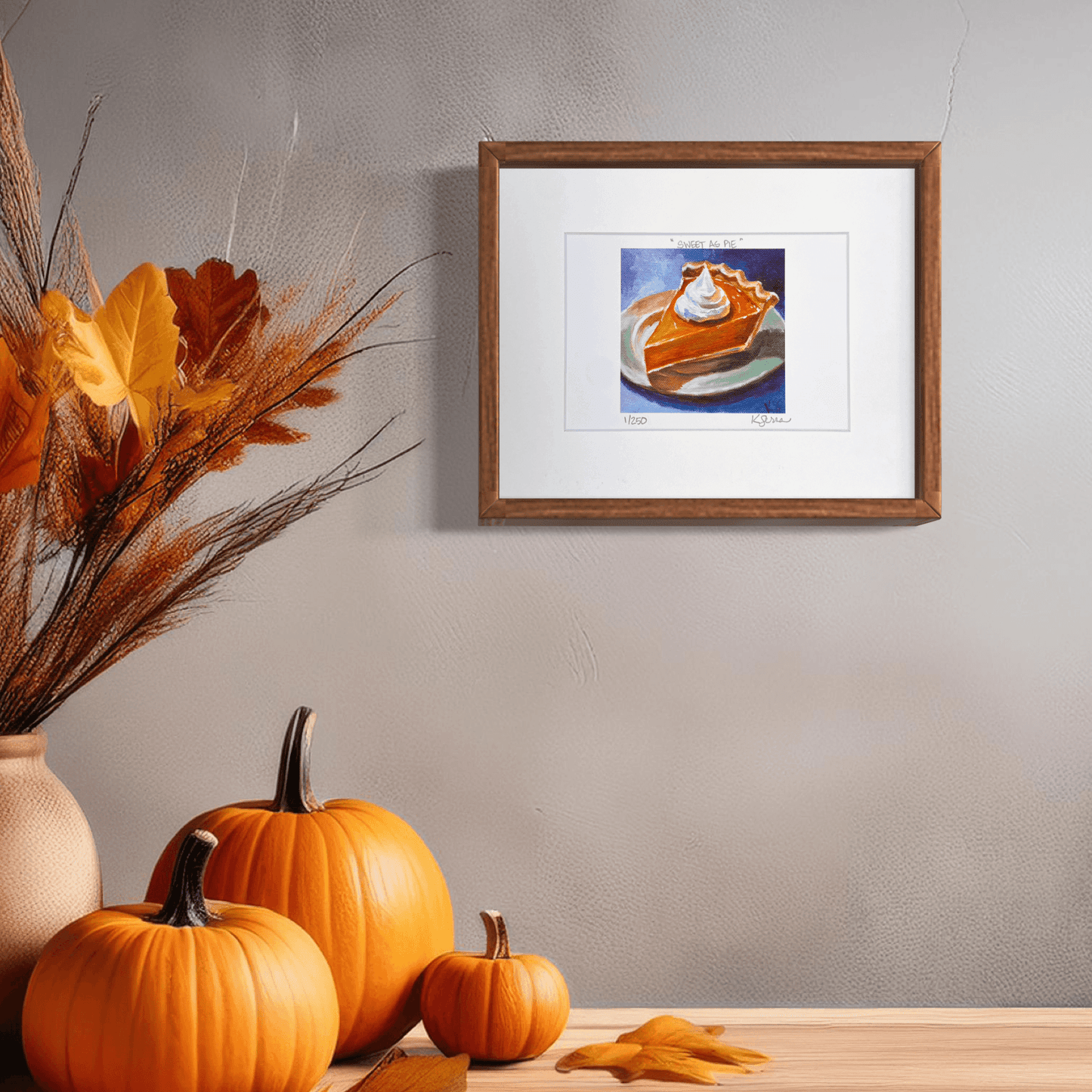 Sweet as Pie Limited Edition Print - Kristal Serna, Fine Artist