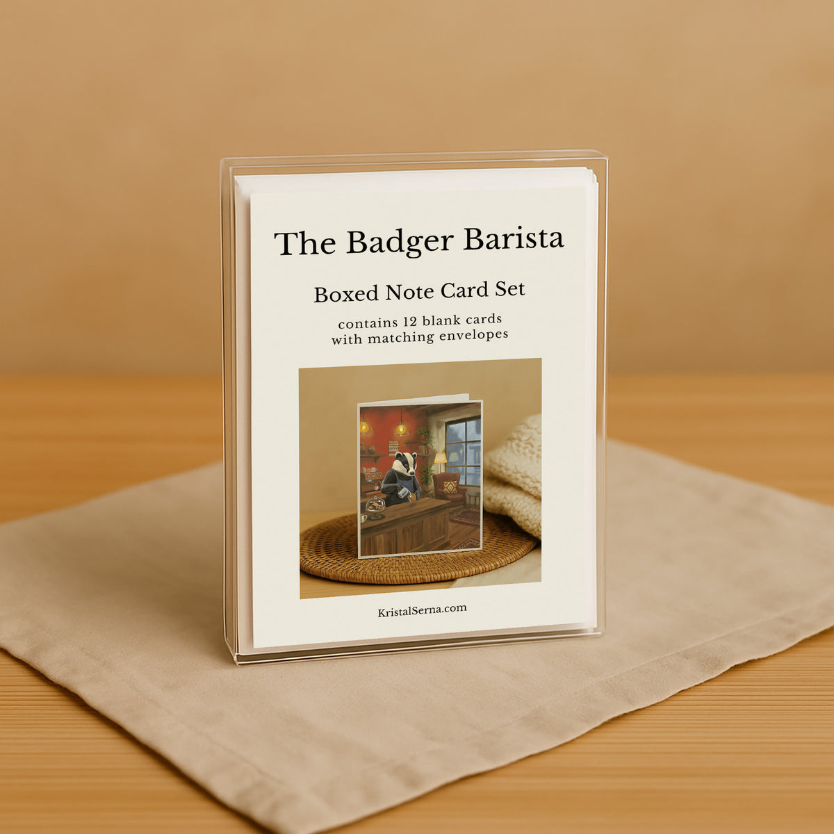 Badger Barista Blank Card
