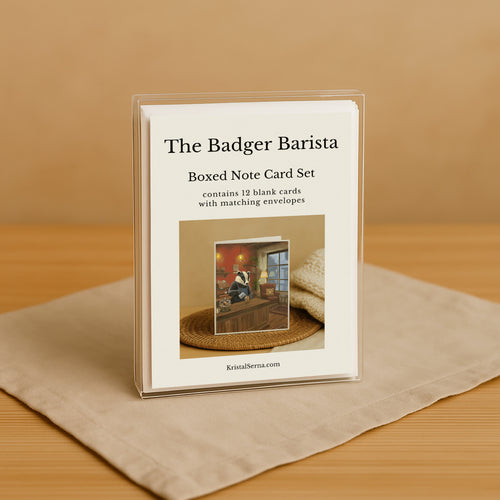 Badger Barista Blank Card