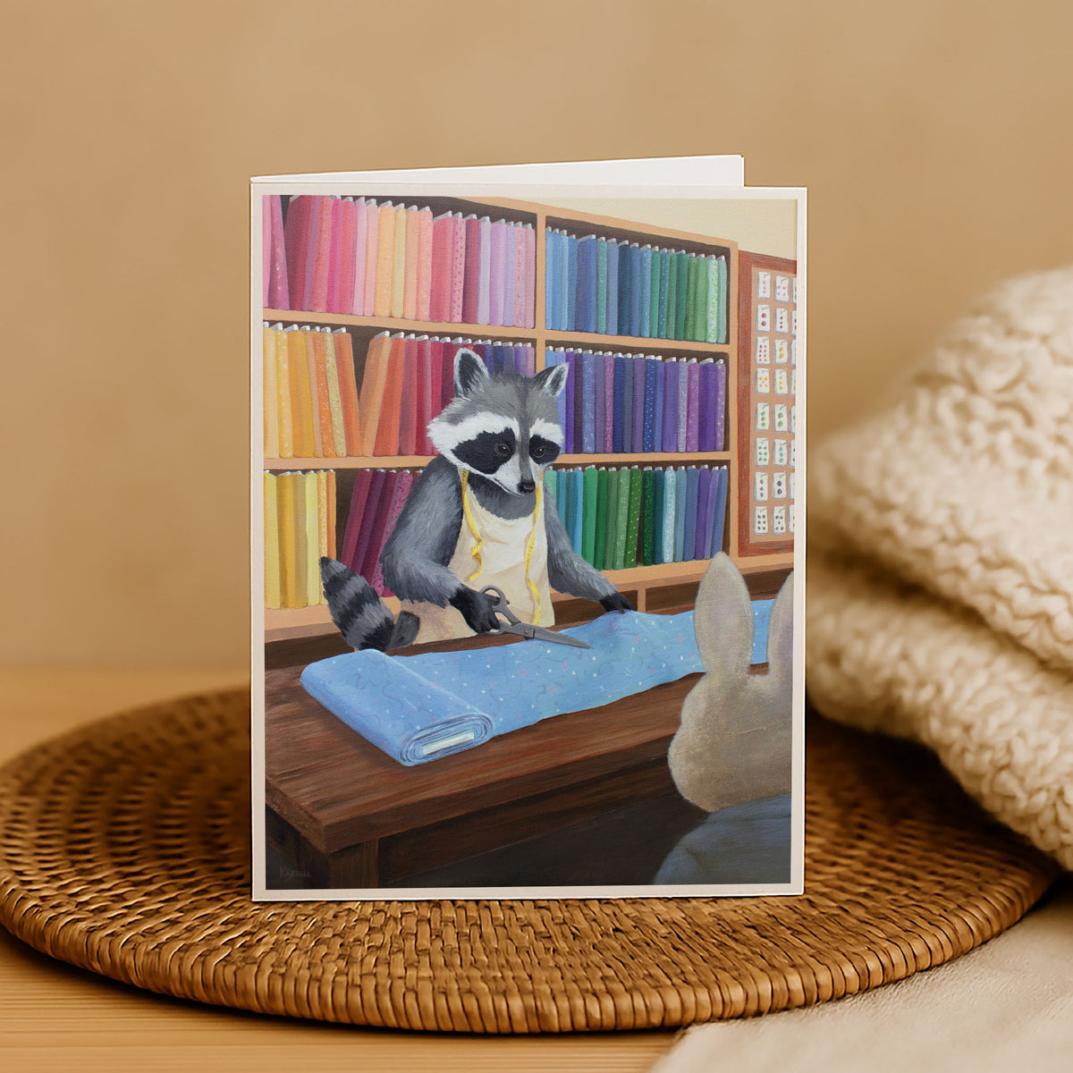 The Fabric Shop Blank Card