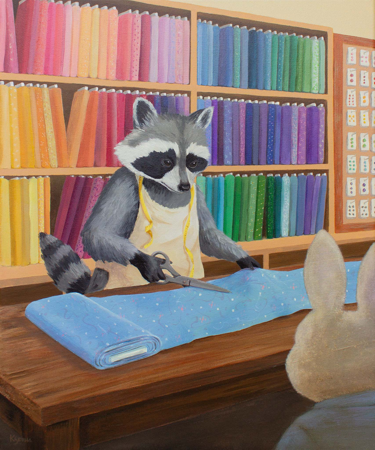 The Fabric Shop Art Print