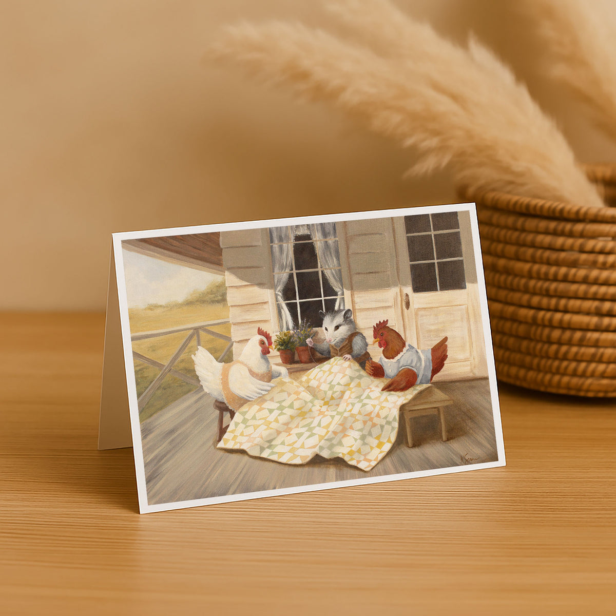The Quilting Bee Blank Card