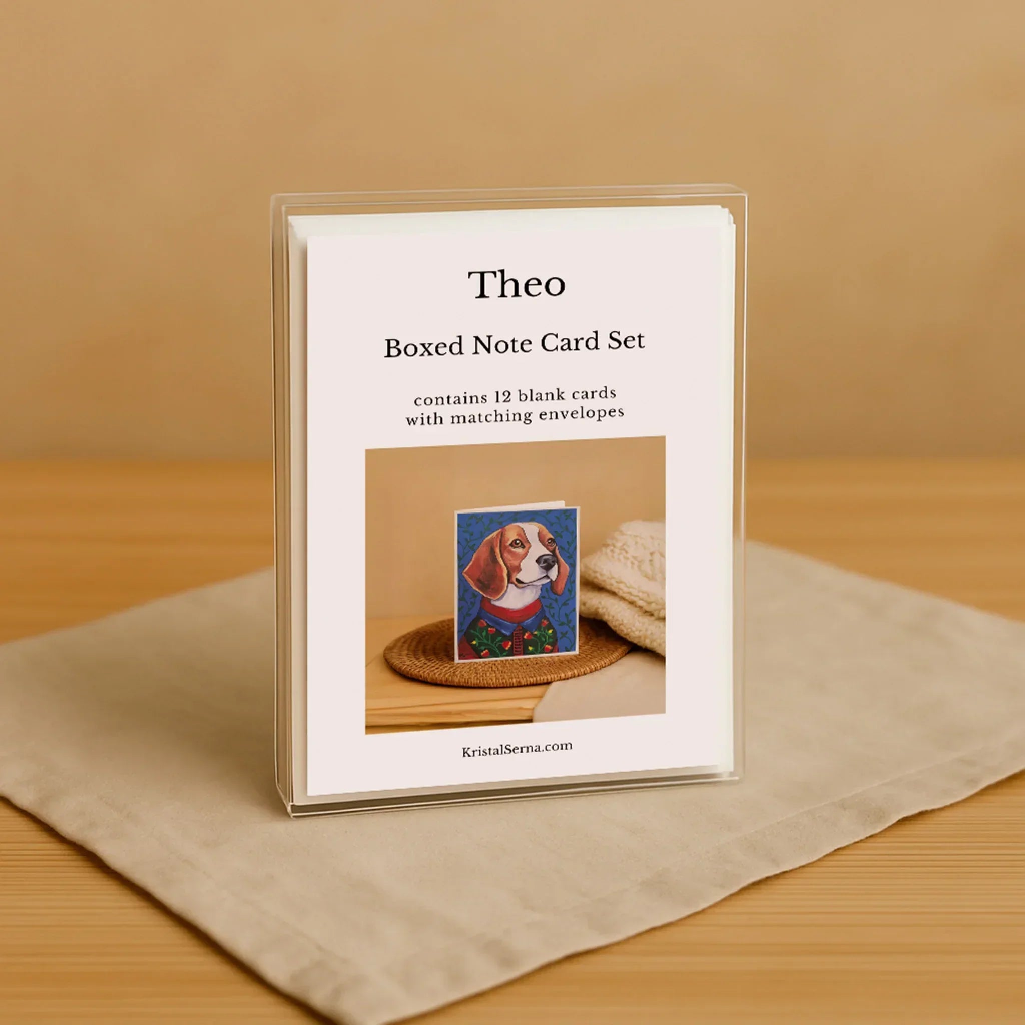 Theo the Beagle Card