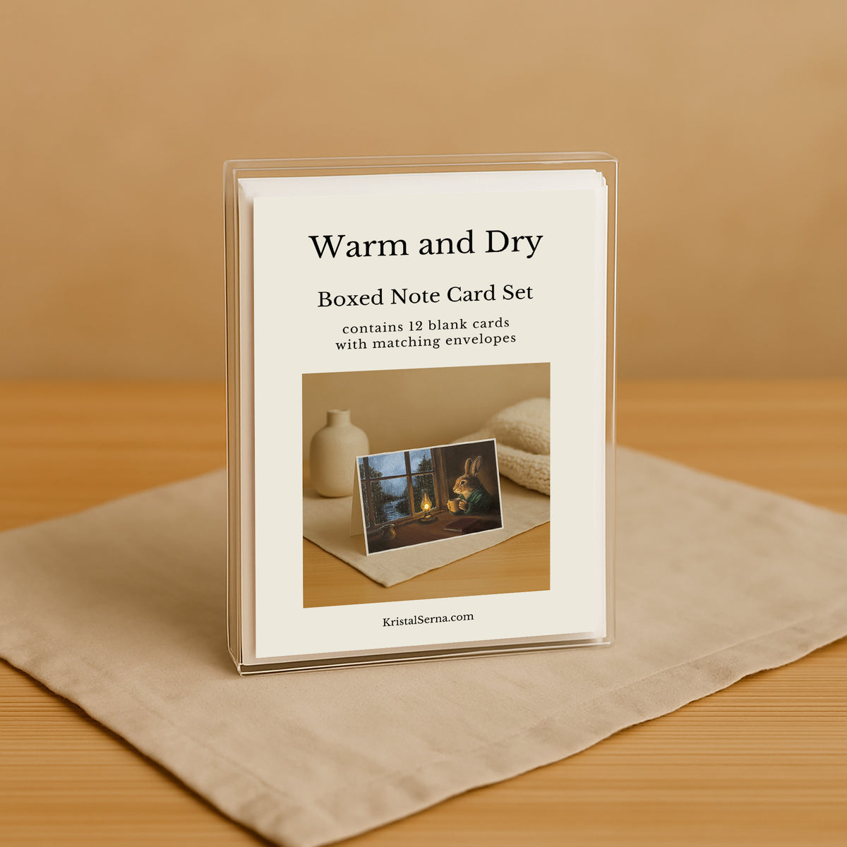 Warm and Dry Blank Card