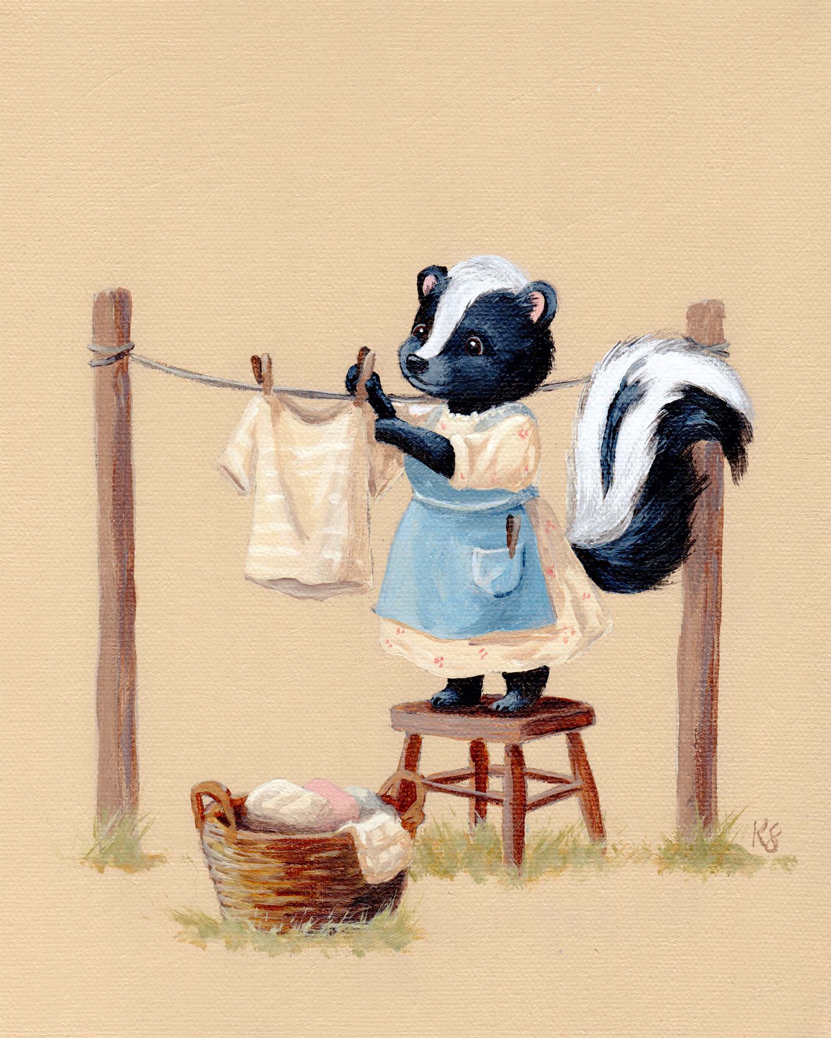 Washing Painting (Weekly Chores Series)