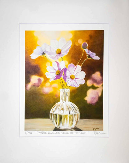 Where Blossoms Dance in the Light Limited Edition Print