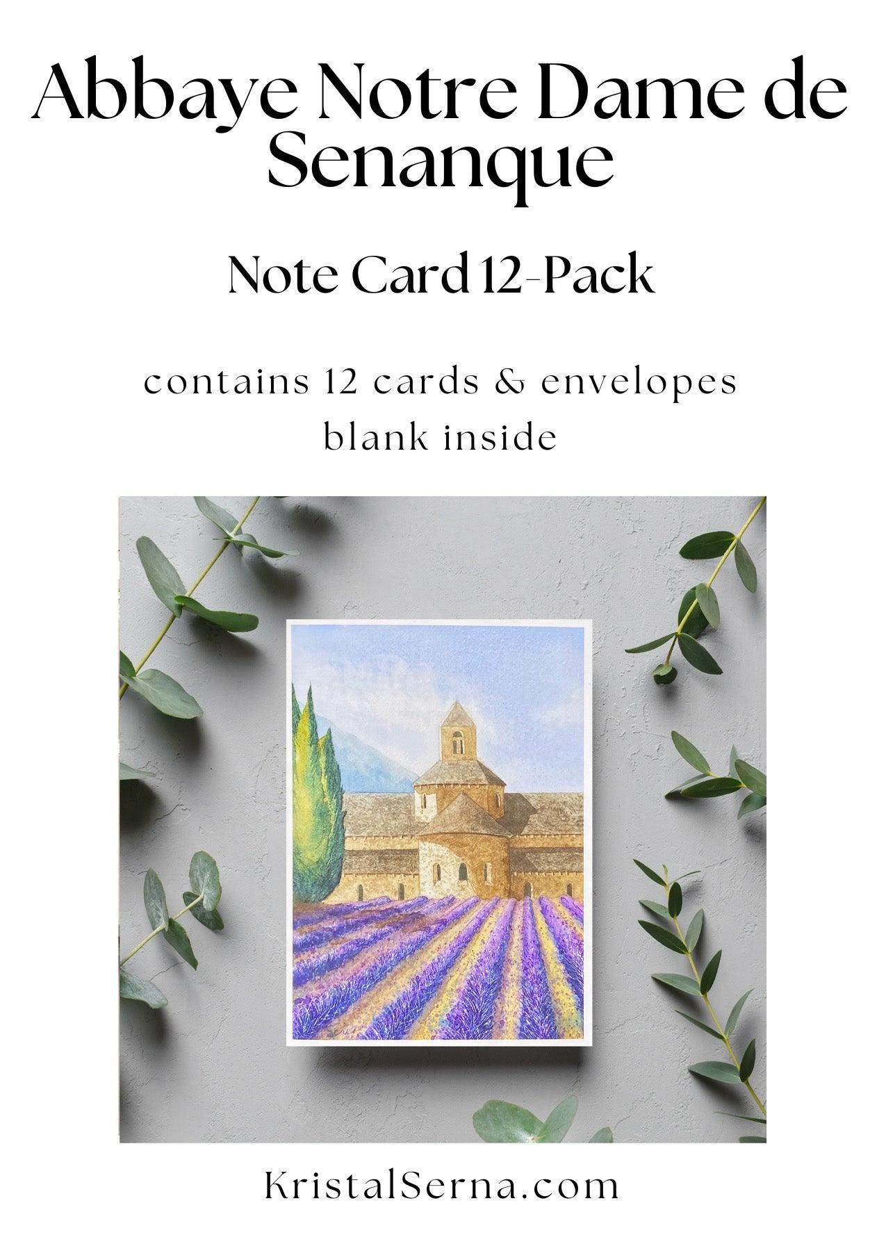 image of Abbaye Notre Dame Blank Card from Kristal Serna, Fine Artist