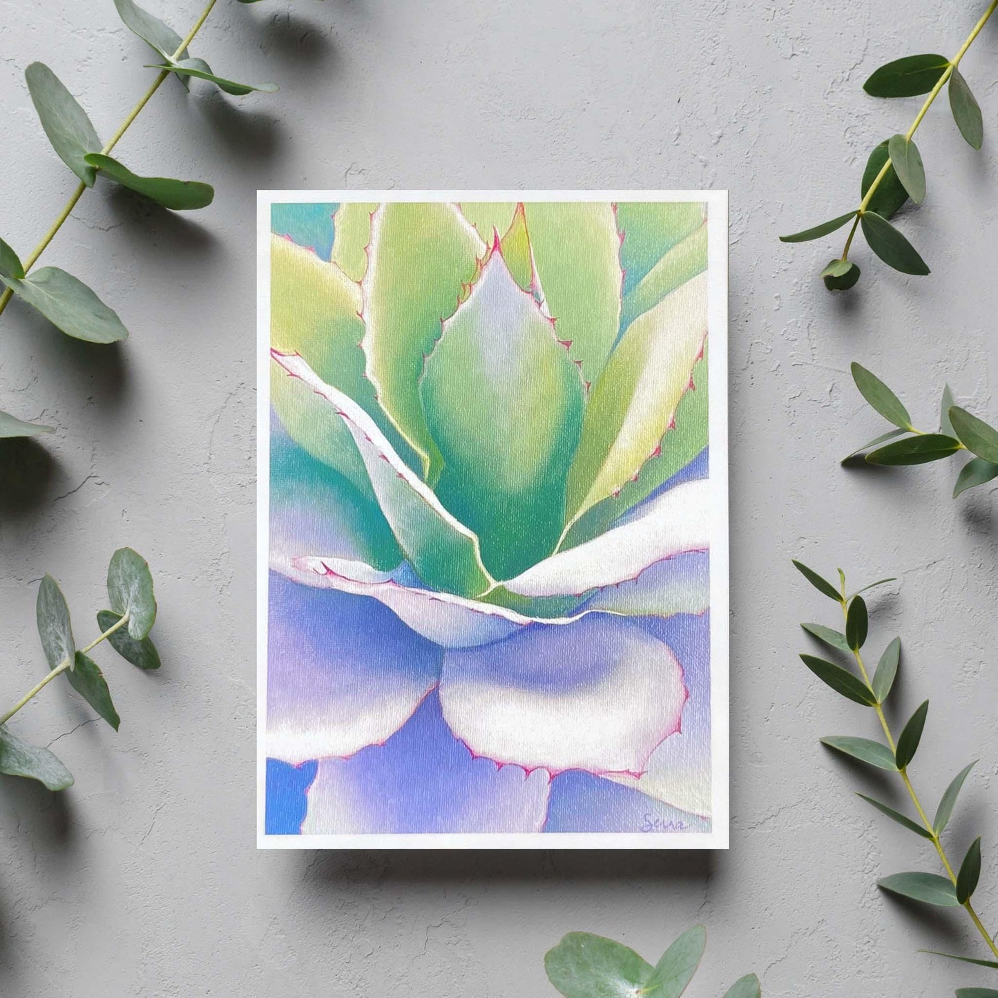 image of Desert Jewel Blank Card from Kristal Serna, Fine Artist