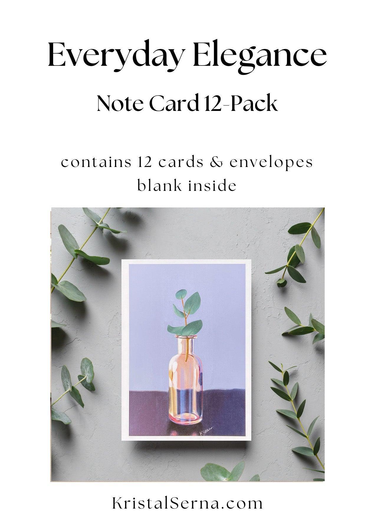 image of Everyday Elegance Blank Card from Kristal Serna, Fine Artist