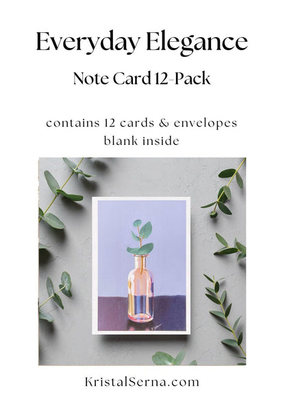 image of Everyday Elegance Blank Card from Kristal Serna, Fine Artist