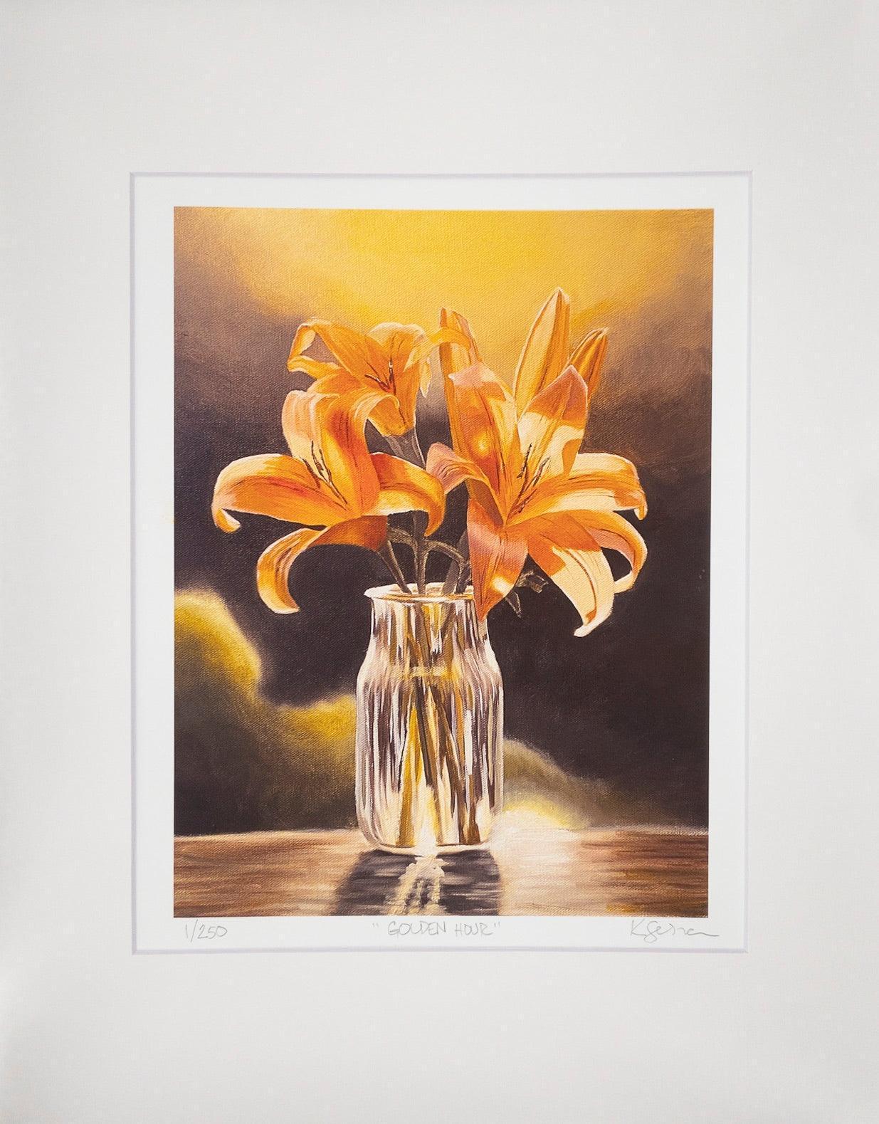 Golden Hour Limited Edition Print - Kristal Serna, Fine Artist