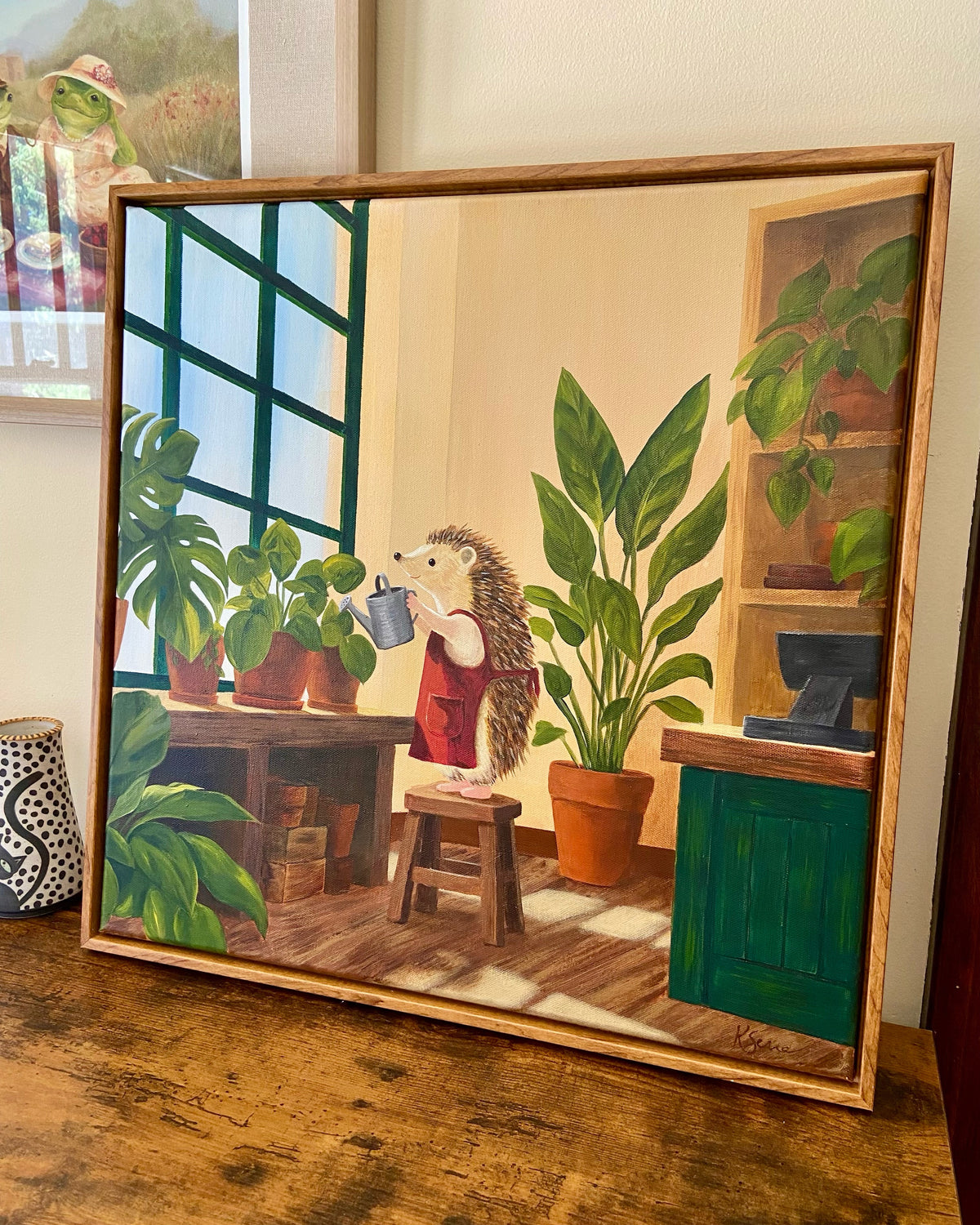 The Plant Shop Painting