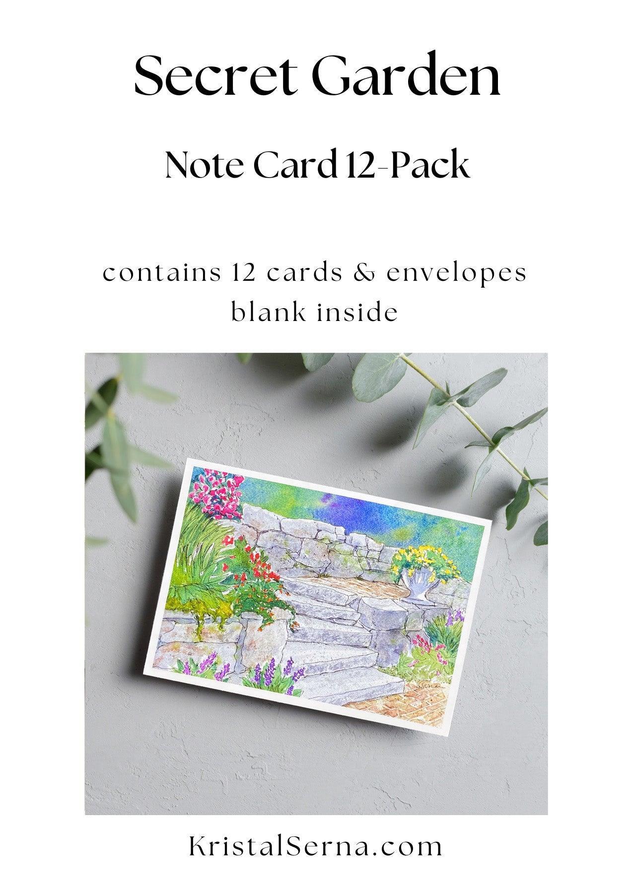 image of Secret Garden Blank Card from Kristal Serna, Fine Artist